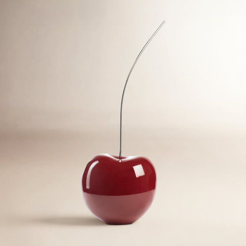 Izara Food & Beverage Figurines & Sculptures, Dark Red, 18" H x 5.5" W x 5" D