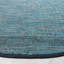 Dam Handmade Flatweave Cotton Turquoise Area Rug-931894792