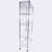 Steib 35.43'' W Metal Shelving Unit with Wheels-1640769412