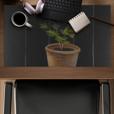 Plant of parsley - 14.00"x24.25" Desk mat