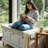 Rustic Shoe Storage Bench With Cushioned Seat - 3 Drawers & Hidden Storage For Home Organization-868988271