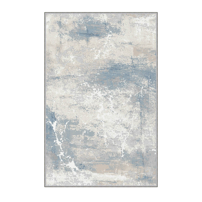 Antibacterial Hall Carpet, 3D Digital Printed, 3.3 x 4.9 ft | 1% Polyester, .3 in Pile Height, Non-Slip Underside, Machine Washable, Durable & Easy Care | Perfect for Living Room, Entryway & Home Décor