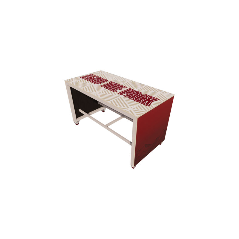 Table de conversation mobile, L 72 po x l 36 po