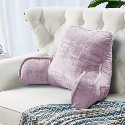 Textured Velvet Bedrest Pillow Cover & Insert