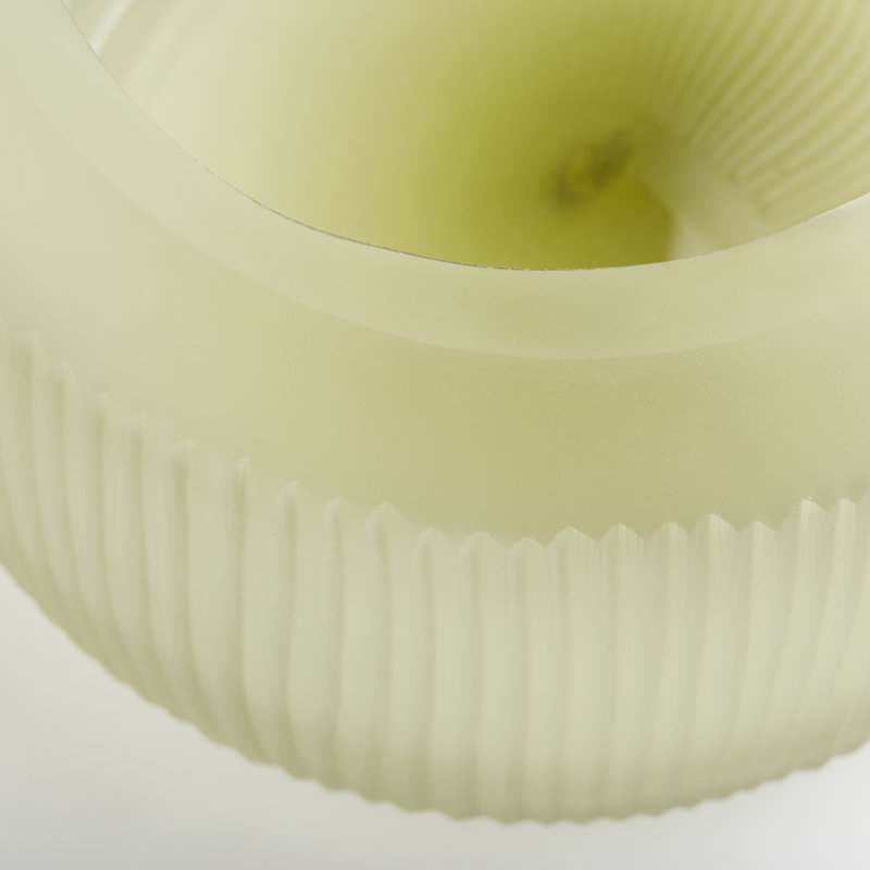 Sorrel Glass Table Vase, 7.25" H x 9.5" W x 9.5" D
