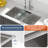 30" L X 19" W Undermount Kitchen Sink 16 Gauge Stainless Steel Kitchen Sink Single Bowl Sink