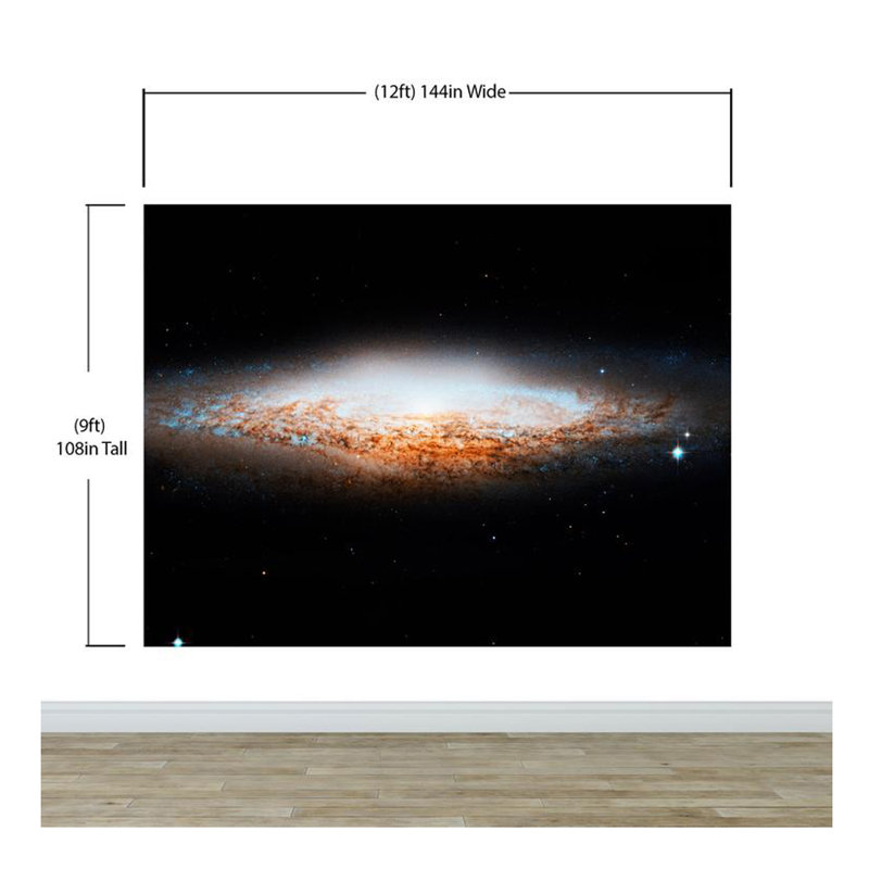 Murale galaxie Voie Lactée, L 16 po x l 9 po
