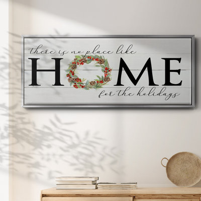 Home for the Holidays- Framed Canvas
