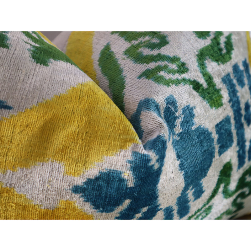 Velvet Lumbar Pillow Cover & Insert