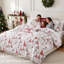 Ensemble de literie réversible Southshore Fine Linens Merry and Bright, 6 pièces avec 1 couette, 2 taies d'oreiller et 3 coussins décoratifs garnis, Grand lit/très grand lit-106544635