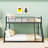 Metal Bunk Bed With Ldder,Slats And Guardrail-903544079