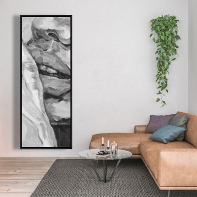 Luscious Lips Print On Canvas