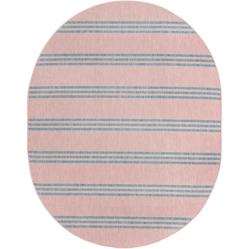 Jill Zarin Anguilla Indoor/Outdoor Rug, Oval 7'10" x 10'