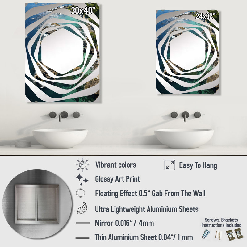Miroir Kerry, 32 po x 24 po