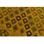 Tapis jaune en laine fait à la main de conception unique 5 pi 2 po x 7 pi 8 po Loydene