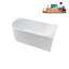1501.1mm x 718.8mm Freestanding Soaking Acrylic Bathtub-1600718130