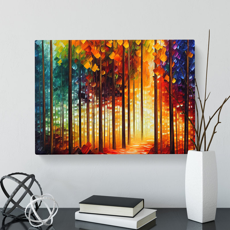 Shimmering Forest Vol.2 - Wrapped Canvas, 50cm H x 76cm W x 3cm D