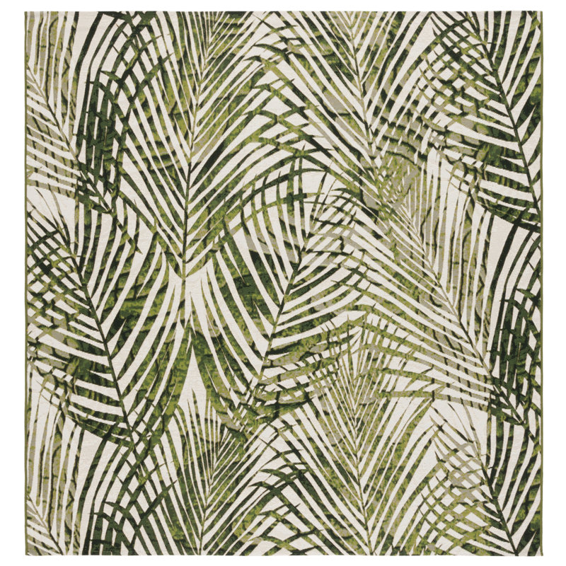 Tapis d'intérieur / extérieur Alyena, Carré 6 pi 7 po