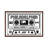 Philadelphia Cassette, Light Background by Benton Park Prints - Print on Canvas-1921707507-1921707506