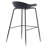 28" Molded Plastic Bar Stool – Mid-Century Modern Design with Metal Legs, Backless Seating-223744731