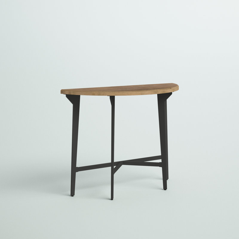 Elias 41'' Solid Wood Top Console Table