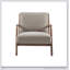 Chaise longue taupe en polyester à 4 pieds, parfaite pour lire, se reposer et recevoir des invités dans n'importe quel espace de vie.