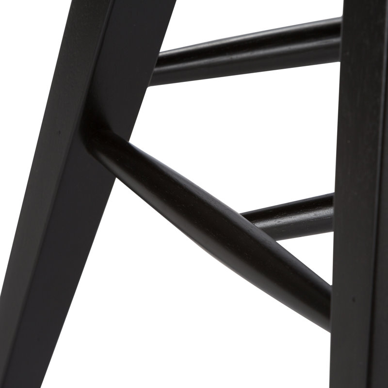Hendry Hahira Windsor Back Side Chair, Noir