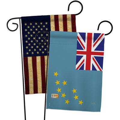 Double Sided 18.5'' H x 13'' W Polyester Garden Flag