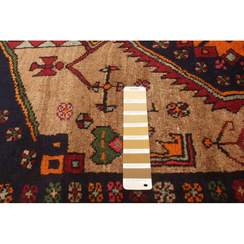 Tapis de couloir unique en laine noué à la main de style années 1990 4 pi 3 po x 11 pi 10 po Jimeno