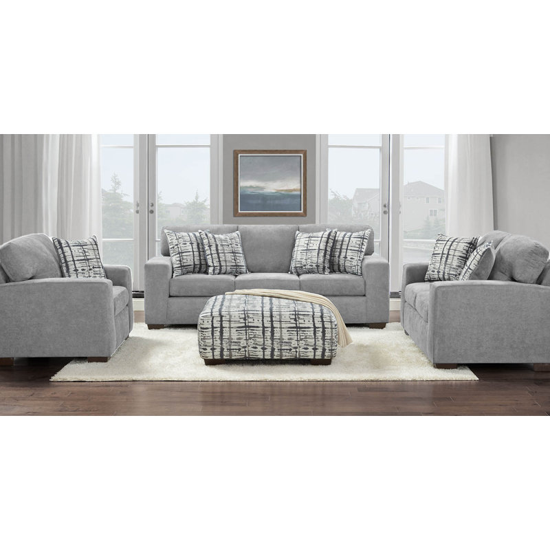 Avalon Sofa, Dusk, Gray 100% Polyester