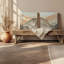 Ensemble de 2 impressions sur toile Amber Horizons-1612166540-1612166537