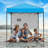 6 Ft. W x 4 Ft. D Outdoor Pop Up Metal Canopy Portable Instant Tent with Adjustable Sunwall-110565008