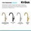 Oletto Single Handle Kitchen Bar Faucet-53024496