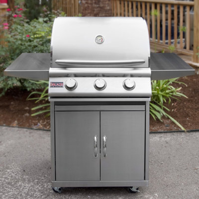 Chariot de gril pour barbecue à 5 brûleurs 40"