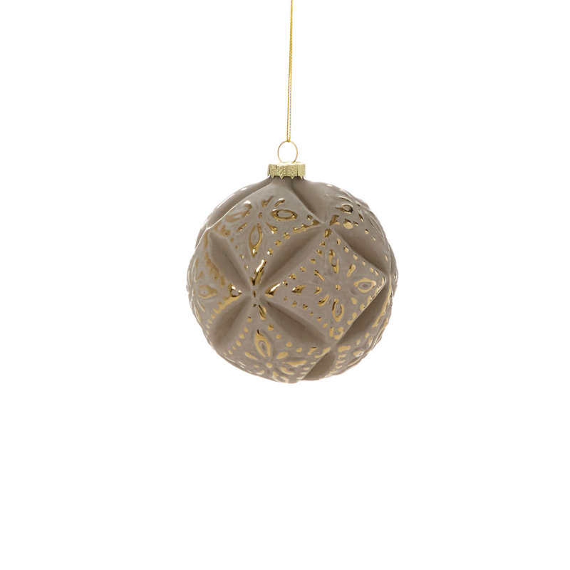 Ornement en relief 4 po, Gris