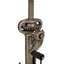 Upholstered Counter Stool with Metal Frame