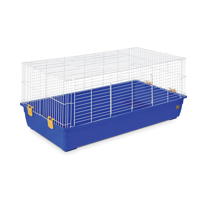 Cage à petits animaux à cuve profonde Xavier, Bleu