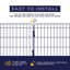 8 Panel Dog Playpen with Door-653266017