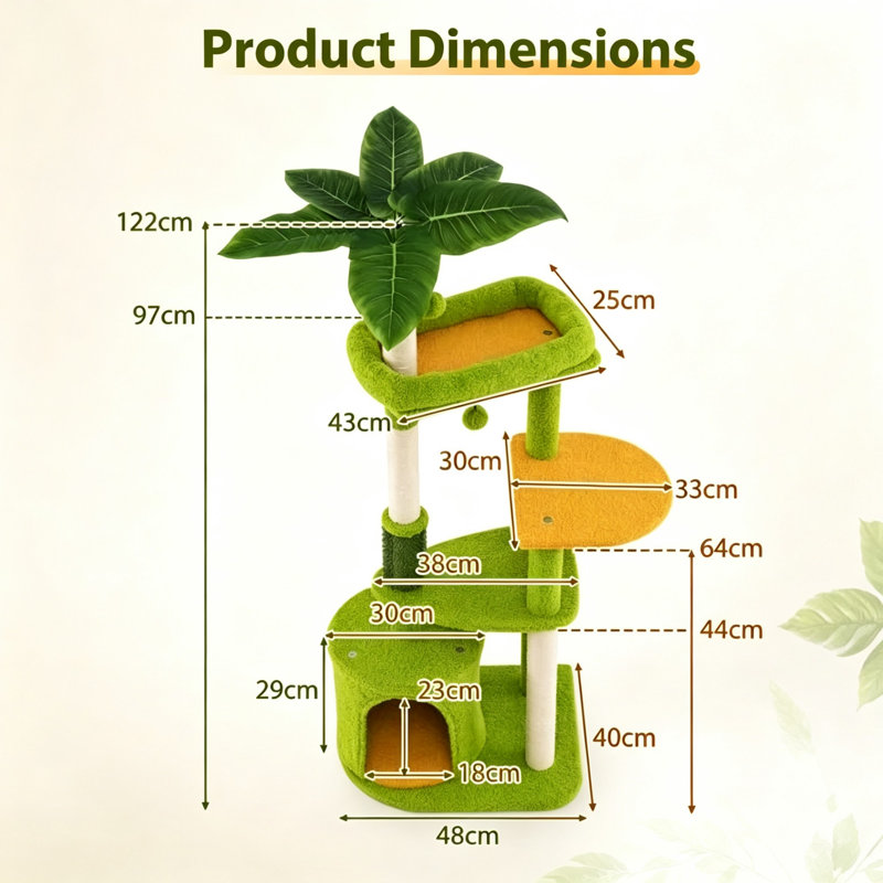 122 cm H Cat Tree / Condo