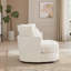 Fauteuil demi-tonneau rembourré de 55 po de largeur-2107589491