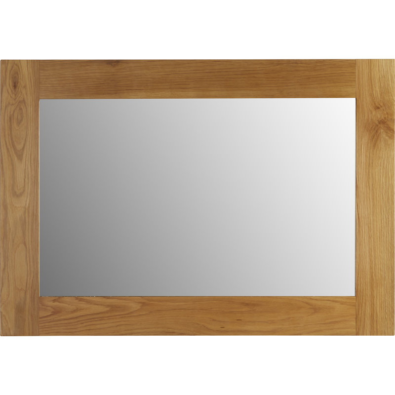 Dankrad Wood Flat Wall Mirror