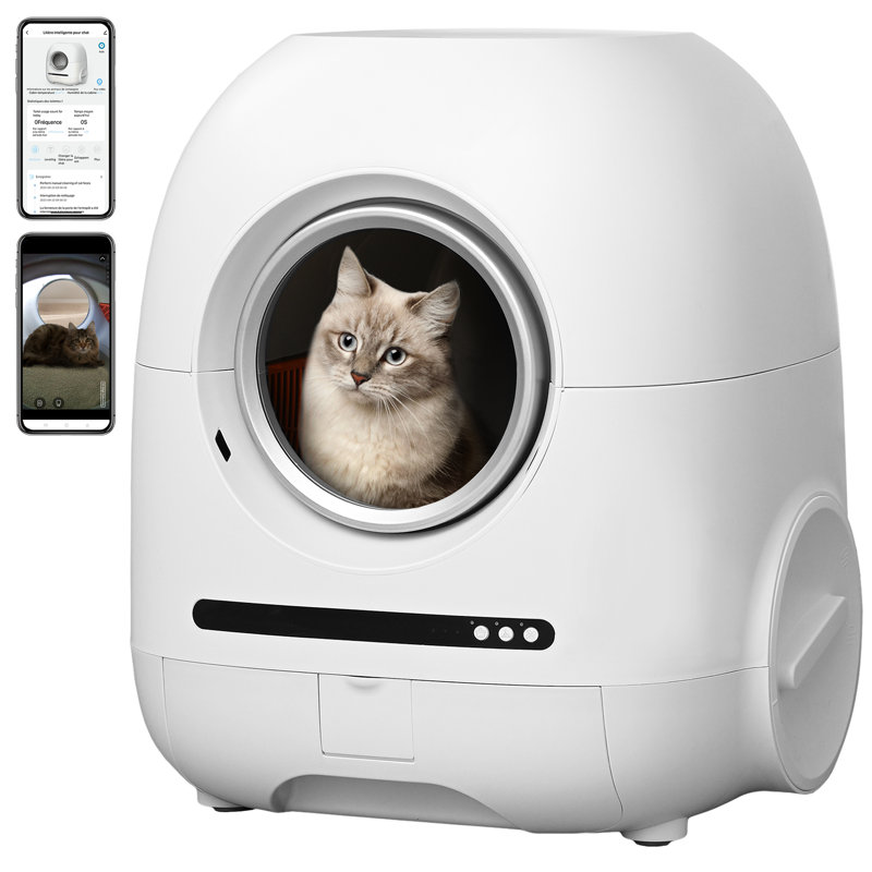 Polyethylene Plastic Self-Cleaning Litter Box