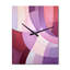 Mauve Motion Abstract Shapes I - Horloges murales formes abstraites-445764269
