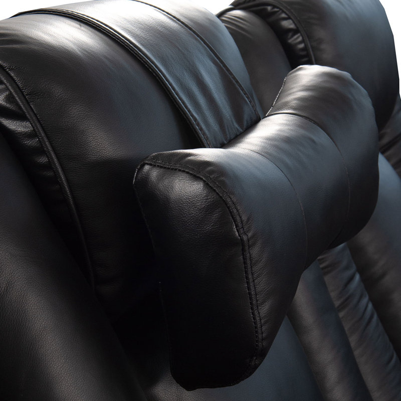 Leather/Suede Throw Pillow, Cognac