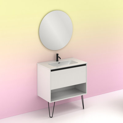 Suki 1200mm Free-standing Double Bathroom Vanity Unit