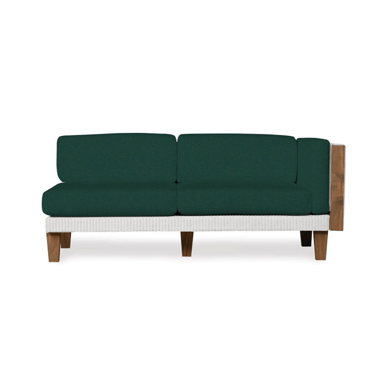 Catalina Outdoor 2 - Seat Loveseat, White, Demo Oatmeal