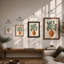 Terracotta Vase And Ferns Botanical - Print-759822399-759822338