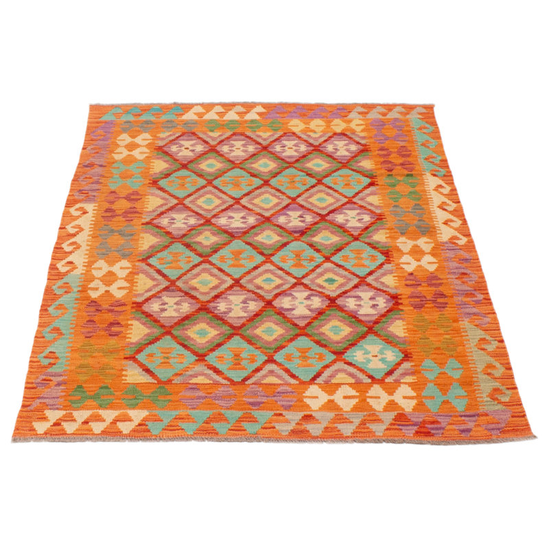 Tapis orange unique 4 pi x 5 pi 10 po Aldwin