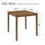 Table carrée en bois-1232929737