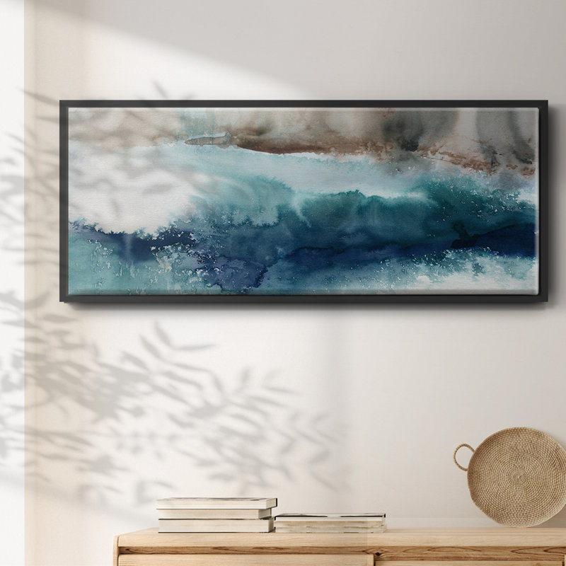 Shifting Seashore- Framed Canvas